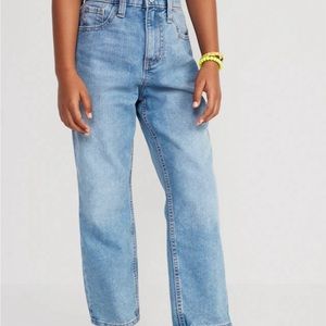 Old Navy girls size 7 High-Waisted Slouchy Straight Jeans